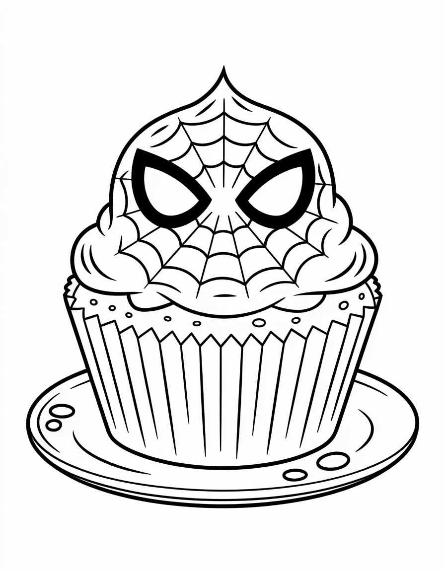 Spider-Man Cupcake